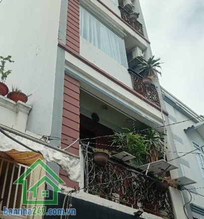 NHÀ 5 TẦNG BTCT – HẺM XE HƠI – LÊ VĂN QUỚI, BÌNH TÂN Diện tích 48.5m² (4x12m), nở hậu, sổ vuông vức  5PN - 6WC