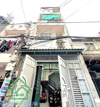 CHỈ 4,68 TỶ - NHÀ LÊ VĂN QUỚI – HẺM THÔNG – KHU NHÀ CAO TẦNG – 4 TẦNG KIÊN CỐ – 3PN 4WC Lê Văn Quới – khu dân cư hiện hữu, nhà xây đồng bộ Diện tích: 35m² (3,5m x 10m) Đúc kiên cố 3,5 tấm – tổng 4 tầng, 3 PN, 4 WC riêng từng tầng – sinh hoạt cực tiện