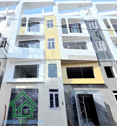 NHỈNH 6 TỶ – NHÀ 5 TẦNG MỚI XÂY - DT: 50M² – GIÁP KHU TÊN LỬA - 4PN – 5W • DT: 6.25 x 9m – 50m² • 5 tầng: trệt – lửng – 2 lầu – sân thượng • 4PN – 5WC (WC riêng khép kín)