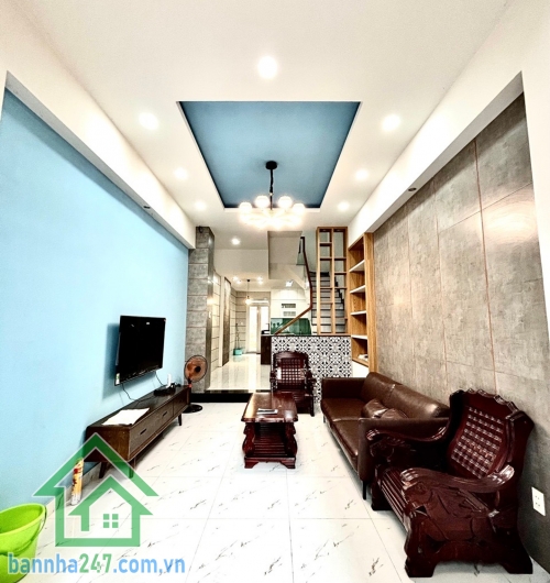 CHỈ 7,3 TỶ – SÁT MẶT TIỀN TRẦN THỊ BÁO – NHÀ 3 LẦU FULL NỘI THẤT – NỞ HẬU TÀI LỘC – 57M² (3,7 x 16)M -  4 PN - 3 WC