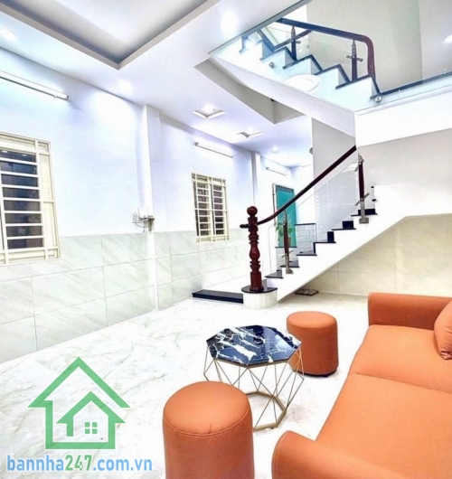CHỈ 5,15 TỶ - TÂN PHÚ – NGAY VĂN CAO – SÁT MẶT TIỀN – NHÀ 2 TẦNG MỚI ĐẸP – 44M² –  2PN - 2WC