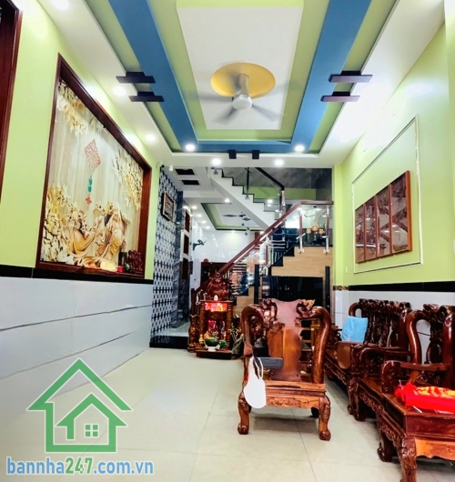 CHỈ 5,98 TỶ – NGAY LÊ VĂN QUỚI – ĐƯỜNG RỘNG 2 XE TẢI TRÁNH NHAU – NHÀ 4 TẦNG – NGANG 4M DÀI 16M – 4PN – 5WC - SỔ VUÔNG VỨC ĐẸP