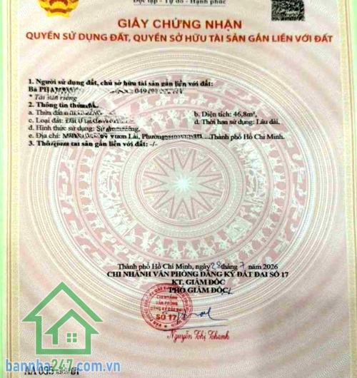CHỈ 5,4 TỶ – 50M² – LÔ GÓC 2 MẶT TIỀN – HXH 5M – Ô TÔ NGỦ TRONG NHÀ – VƯỜN LÀI, TÂN PHÚ