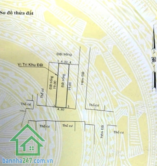 MTKD KHU ĐỘC LẬP TÂN SƠN NHÌ – TÂN PHÚ – 82M² (4,3 x 19) – NGANG 4,3 HIẾ.M – XÂY CAO TẦNG - 8,2 TỶ