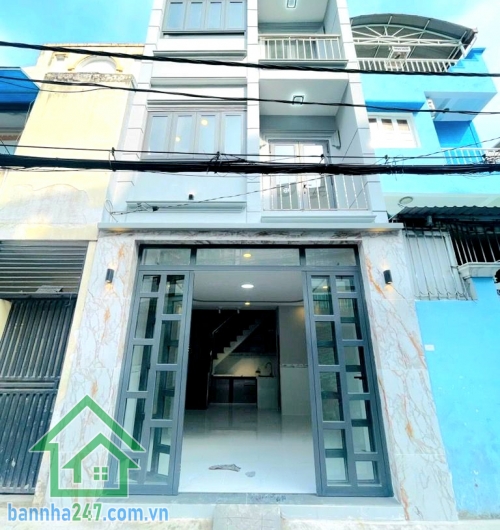 CHỈ 5,4 TỶ – NHÀ HXH THÔNG – VƯỜN LÀI, TÂN PHÚ – 4 TẦNG - DTSD: 120M² - 2PN - 3WC - NHÀ MỚI ĐẸP Diện tích: 4 x 8m Diện tích sử dụng: ~120m² * 1 trệt + 2 lầu + sân thượng