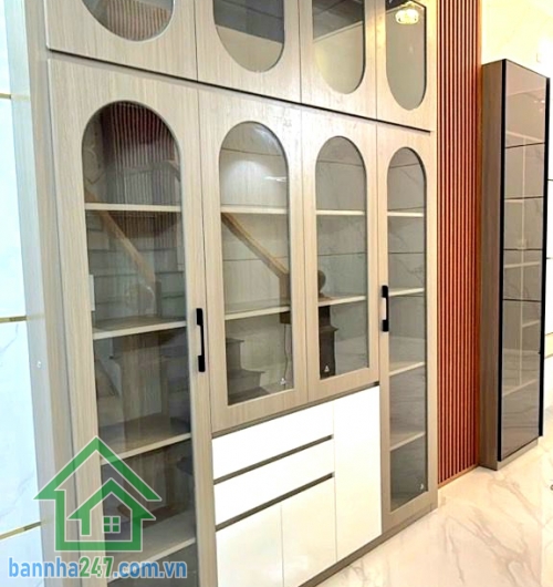 CHỈ 6,9 TỶ – NHÀ ĐẸP Ở NGAY – HẺM NHỰA 6M - 56M² (4 x 14)m - 5 tầng BTCT - 4PN – 4WC 