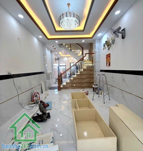 CHỈ 6,9 TỶ – HẺM NHỰA 6M – LÊ VĂN QUỚI – GẦN NGÃ TƯ BỐN XÃ - 56M² (4X14) - 4PN - 3WC DT: 56m² (4 x 14m) - 4 TẦNG BTCT - 4PN – 3WC - Phòng thờ riêng – 2 sân thượng 