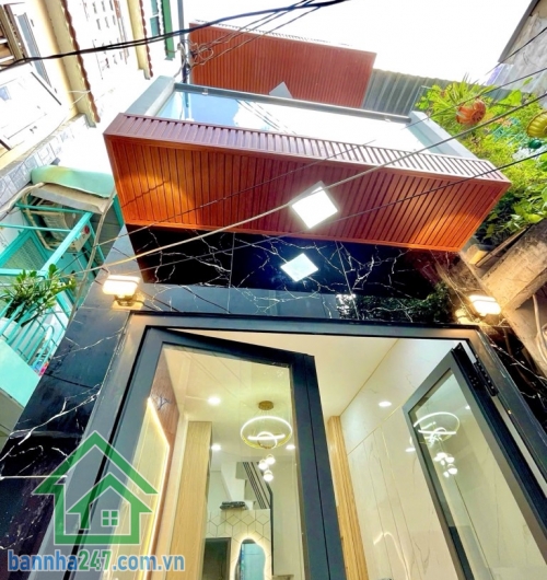 CHỈ 1,95 TỶ SỞ HỮU NHÀ 3 TẦNG MINI HOUSE P.10 TÂN BÌNH – FULL NỘI THẤT – ĐẦU TƯ CHO THUÊ NGON  Nhà đẹp, mới, 3 tầng chắc chắn: trệt – lửng – lầu Diện tích sử dụng: 30m2