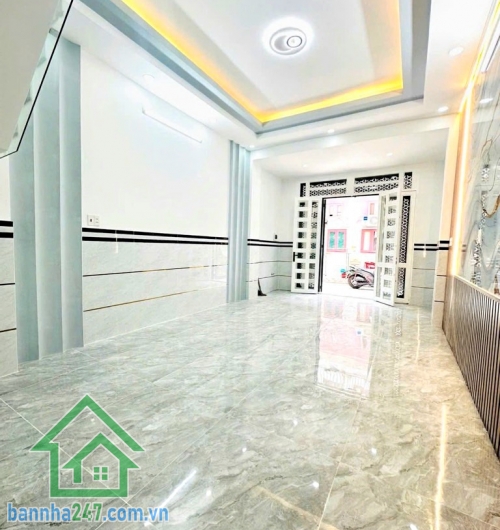 CHỈ 5,97 TỶ - LÊ VĂN QUỚI - HẺM XE HƠI 6M - GIÁP TÂN PHÚ - 4PN - 3WC. Nhà 3 tầng kiên cố, 52m² (vuông vức), thiết kế hiện đại, 4PN - 3WC, chỉ việc xách vali vào ở. 
