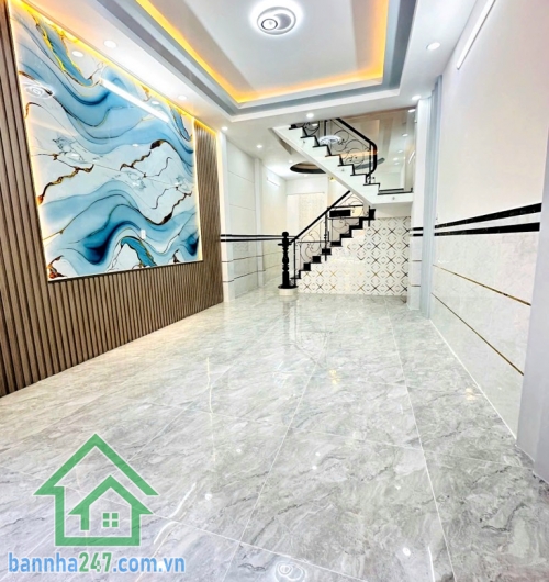 CHỈ 5,97 TỶ - LÊ VĂN QUỚI - HẺM XE HƠI 6M - GIÁP TÂN PHÚ - 4PN - 3WC. Nhà 3 tầng kiên cố, 52m² (vuông vức), thiết kế hiện đại, 4PN - 3WC, chỉ việc xách vali vào ở. 
