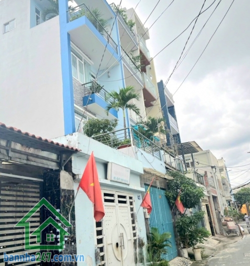 CHỈ 5,1 TỶ – MTKD ĐƯỜNG 8M – XE TẢI VI VU – NHÀ C4 SIÊU TIỆN KINH DOANH/CHO THUÊ – 66M² (4x16,25)m – SỔ ĐẸP CHUẨN PHÁP LÝ * Nhà mặt tiền kinh doanh, đường rộng.