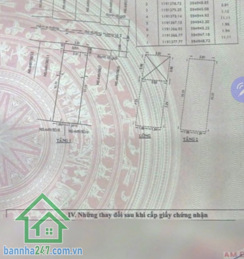 CHỈ HƠN 4 TỶ – NHÀ 3 TẦNG ĐẸP – HẺM 4M THOÁNG – NGAY HƯƠNG LỘ 2 – GIÁP TÂN PHÚ – DT 48M²- 3PN + 4WC. 
