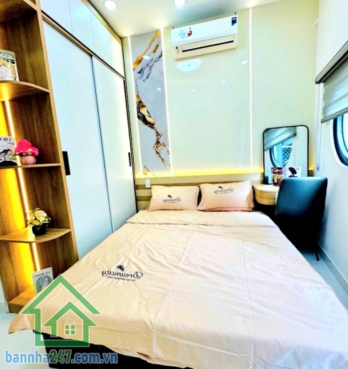 CHỈ 4,87 TỶ (TL) – CMT8, QUẬN 3 – 4 TẦNG – FULL NỘI THẤT XỊN - 2PN – 3WC Căn nhà nhỏ xinh giữa trung tâm – tiện ở, cực dễ cho thuê! Diện tích: 18m² (3 × 6m)  Mob 0933144037