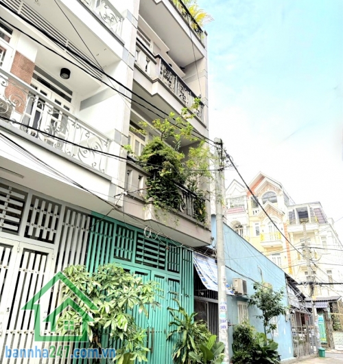CHỈ 5,99 TỶ – HẺM NHỰA 7M – NGAY HƯƠNG LỘ 2 – GIÁP TÂN PHÚ – 4 TẦNG KIÊN CỐ - 4 PN - 3 WC