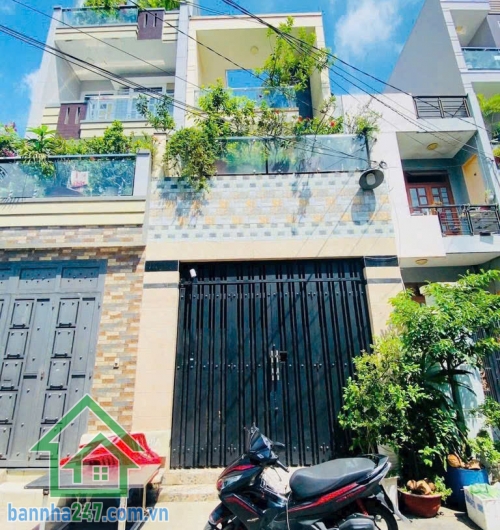 CHỈ HƠN 5 TỶ  - HẺM XE TẢI 7M – NHÀ 3 TẦNG KIÊN CỐ – NGAY MIẾU GÒ XOÀI